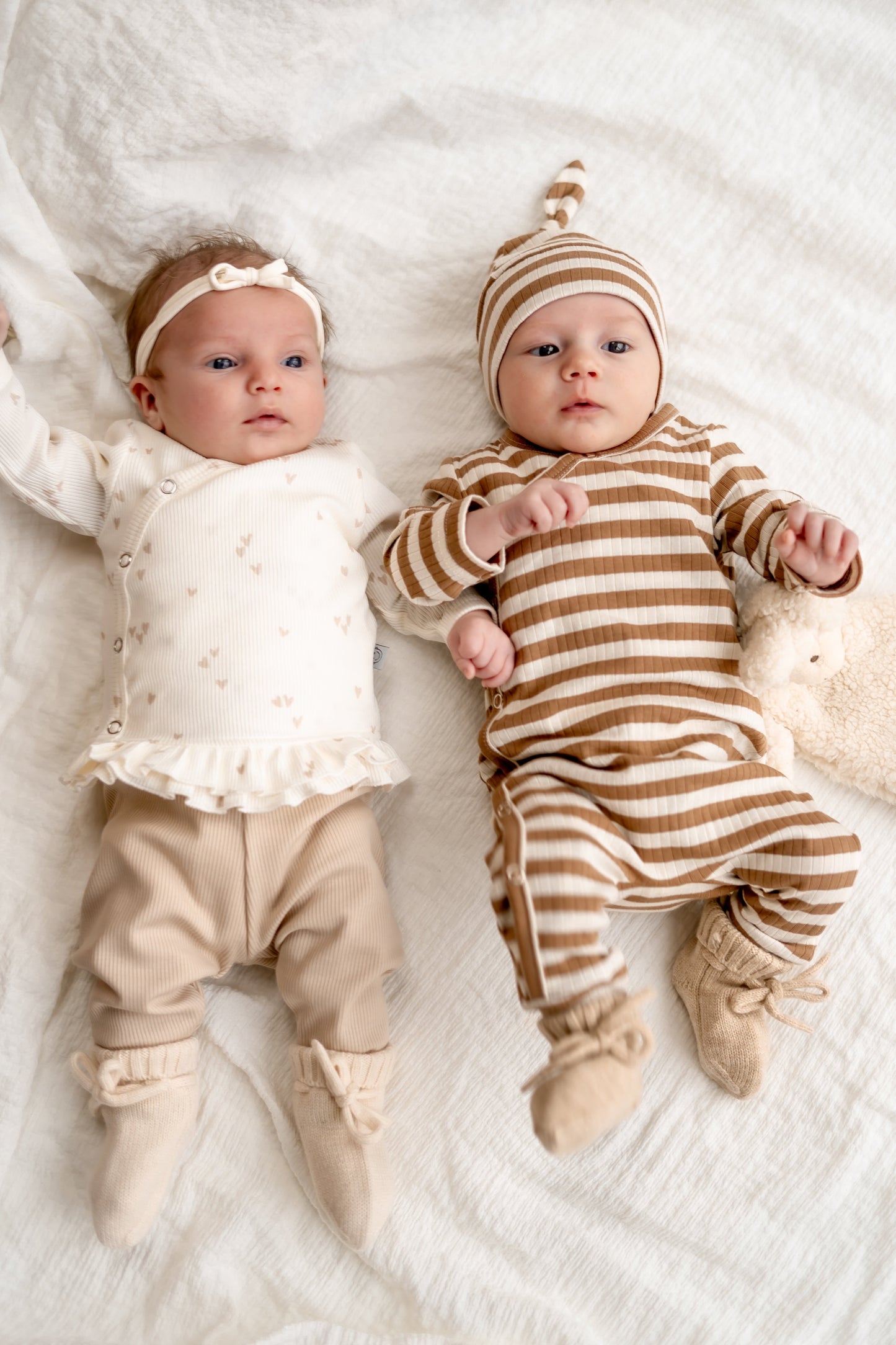 Boxpakje Streepjes cacao (brede rib)