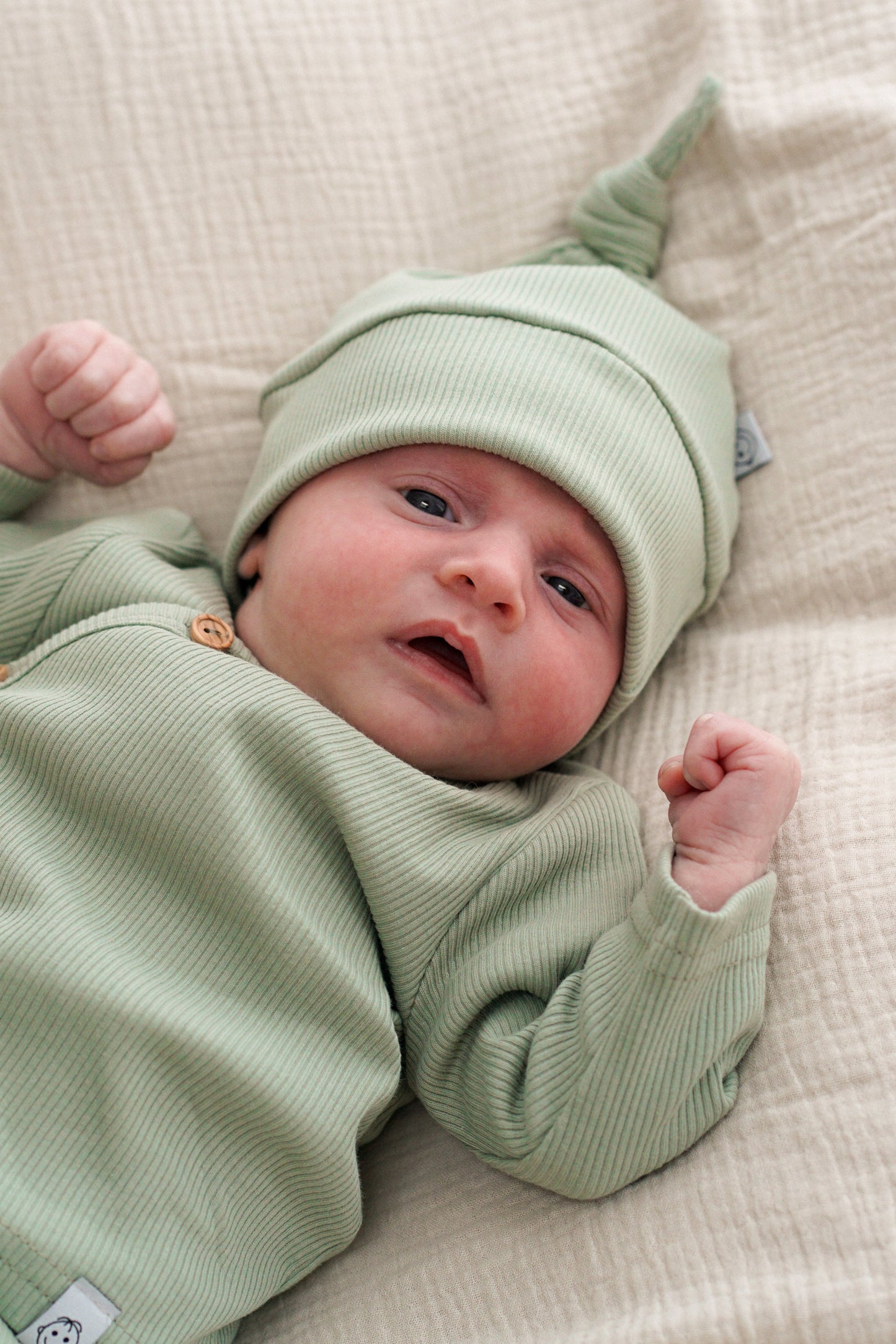 Mutsje Zacht groen (rib)