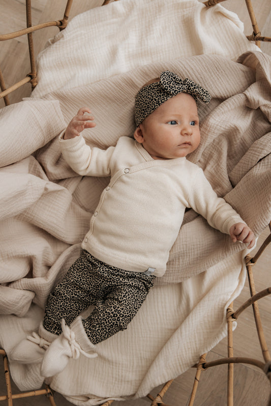 Overslagshirtje Naturel (gebreid)