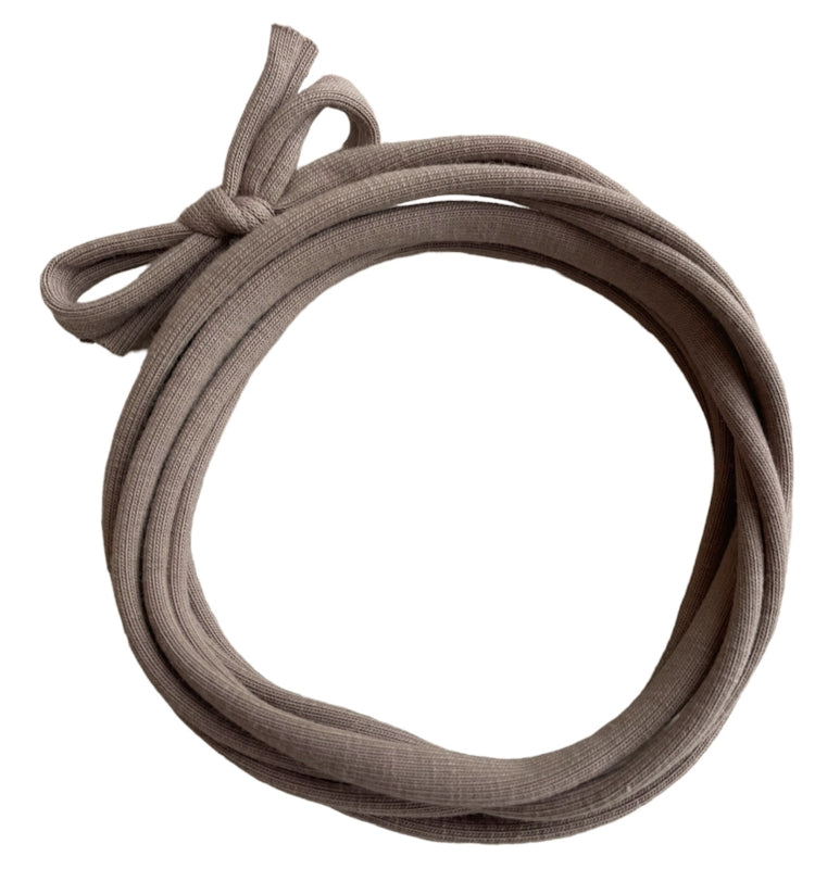 Haarbandje strik Taupe