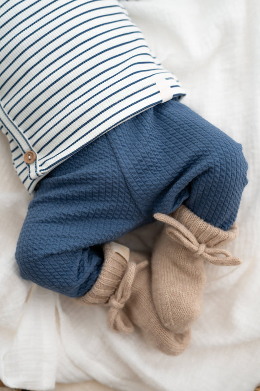 Broekje Denim blauw (cable)