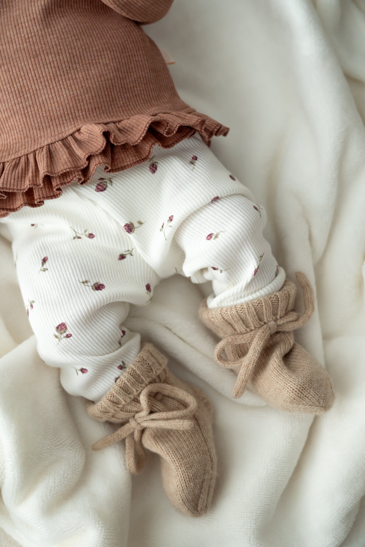 Newborn set Romantic rose (rib)
