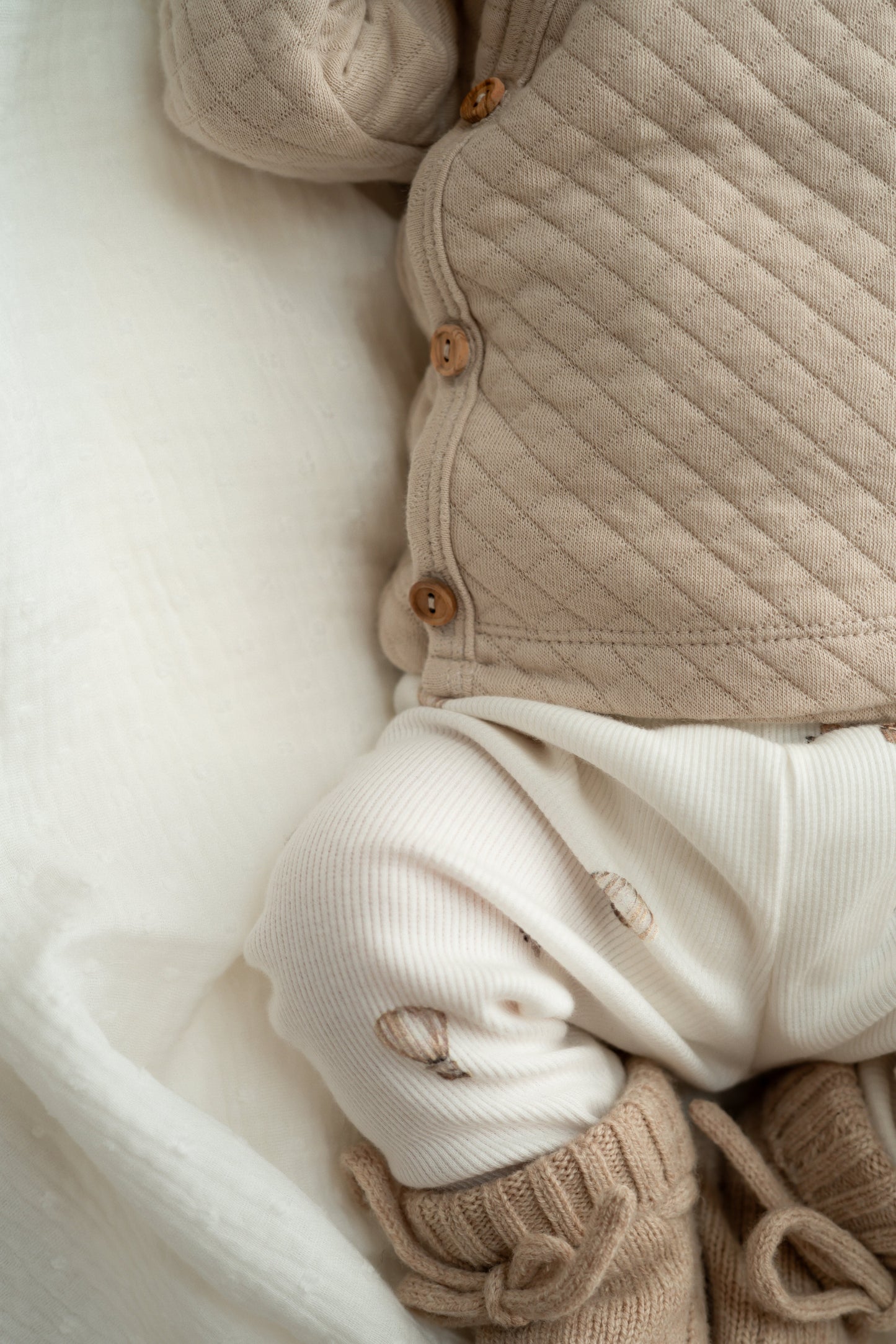 Broekje balloons beige (rib)