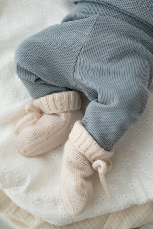 Broekje Staalblauw (rib)