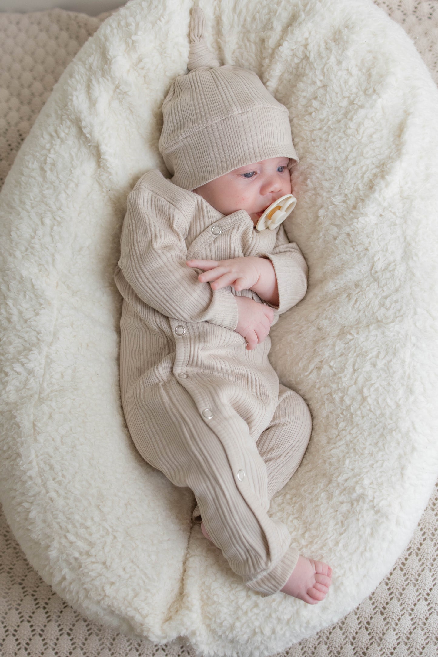 Fopspeen BIBS Ivory/Dark oak (2-pak)