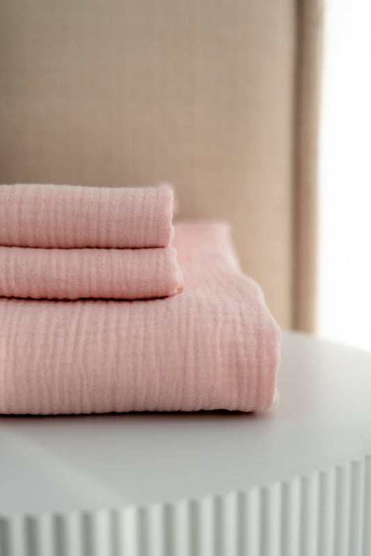 Hydrofiele doek Zachtroze