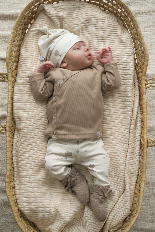 Newborn set luchtballonnen broek + muts