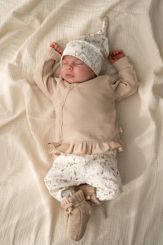 Newborn set Veldbloemen naturel