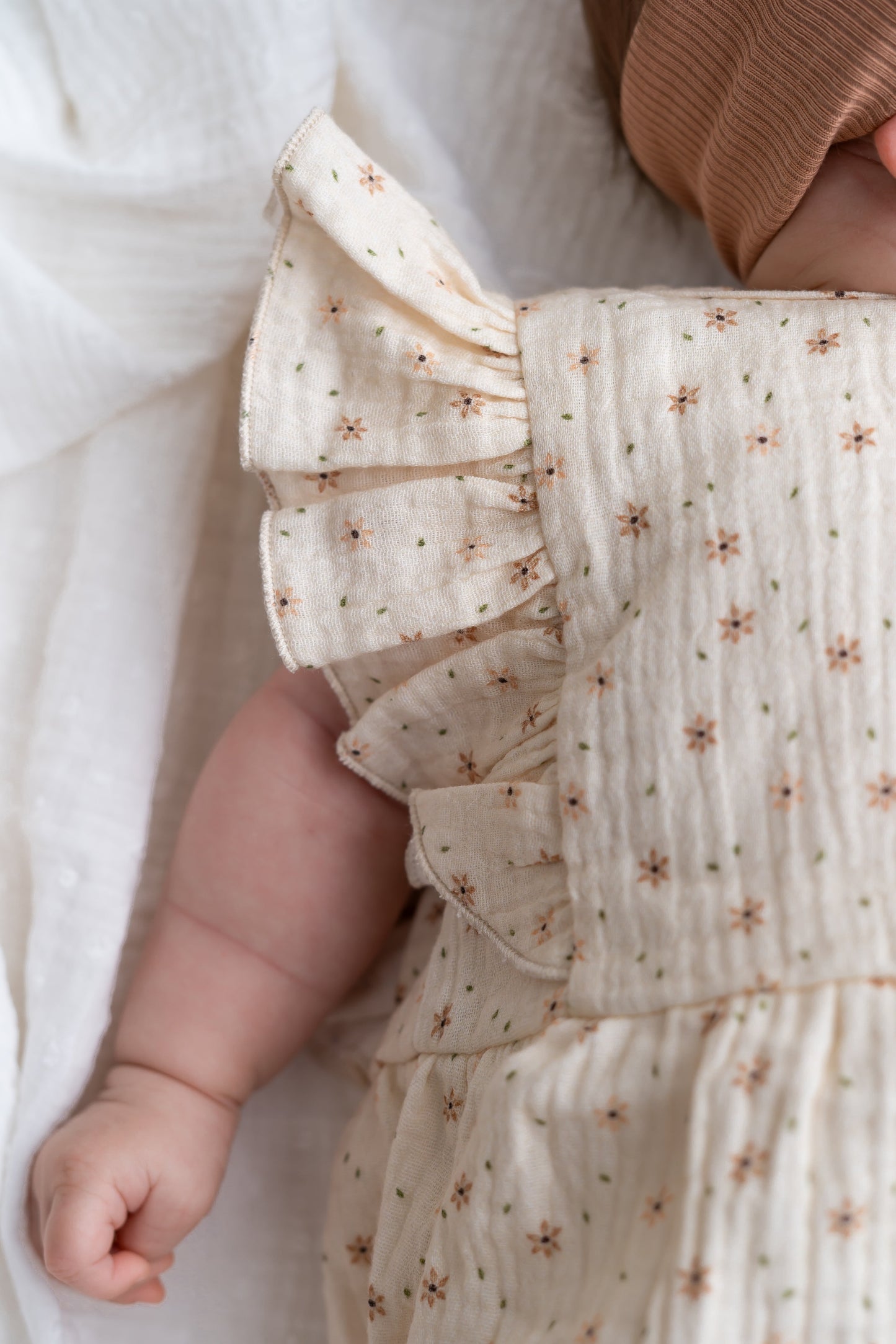 Romper ruffle zomer Starflower (hydrofiel)