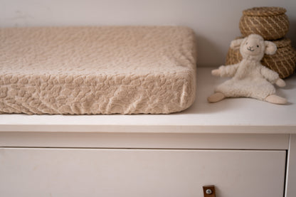 Aankleedkussenhoes Panterprint Beige (Badstof)