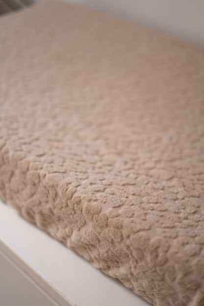 Aankleedkussenhoes Panterprint Beige (Badstof)