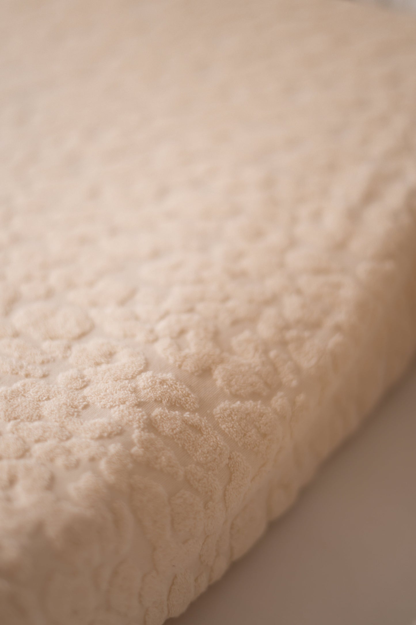 Aankleedkussenhoes Panterprint Naturel (Badstof)