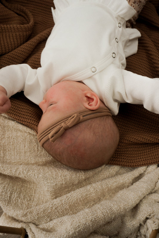 Haarbandje strik Cacao