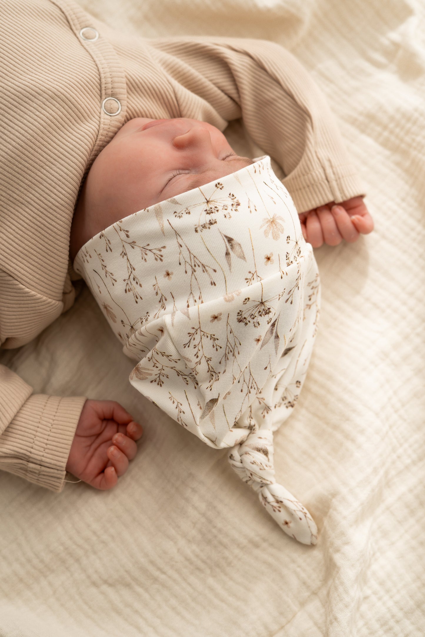 Newborn set Veldbloemen naturel