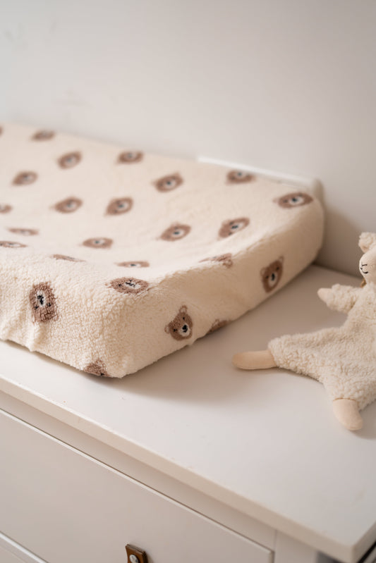 Aankleedkussenhoes Beertjes (teddy)