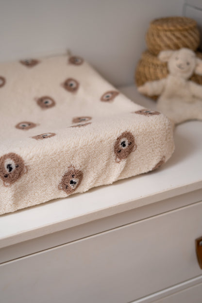 Aankleedkussenhoes Beertjes (teddy)