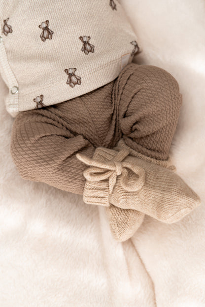 Broekje Taupe (cable)