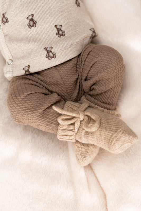 Broekje Taupe (cable)