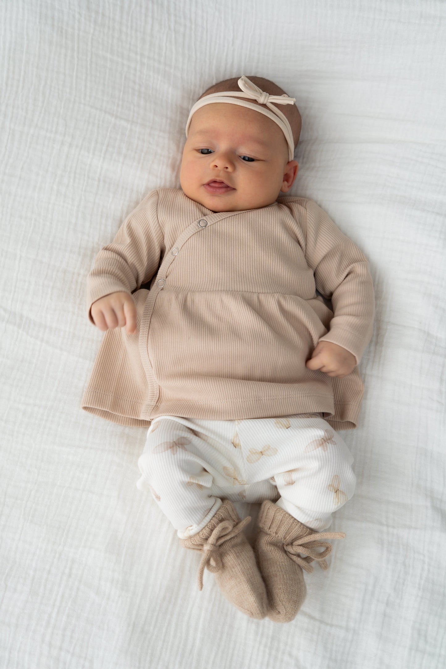 Babyjurkje Beige (rib)