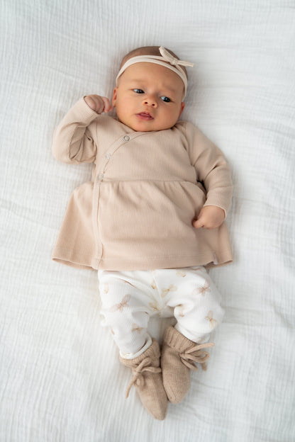 Babyjurkje Beige (rib)