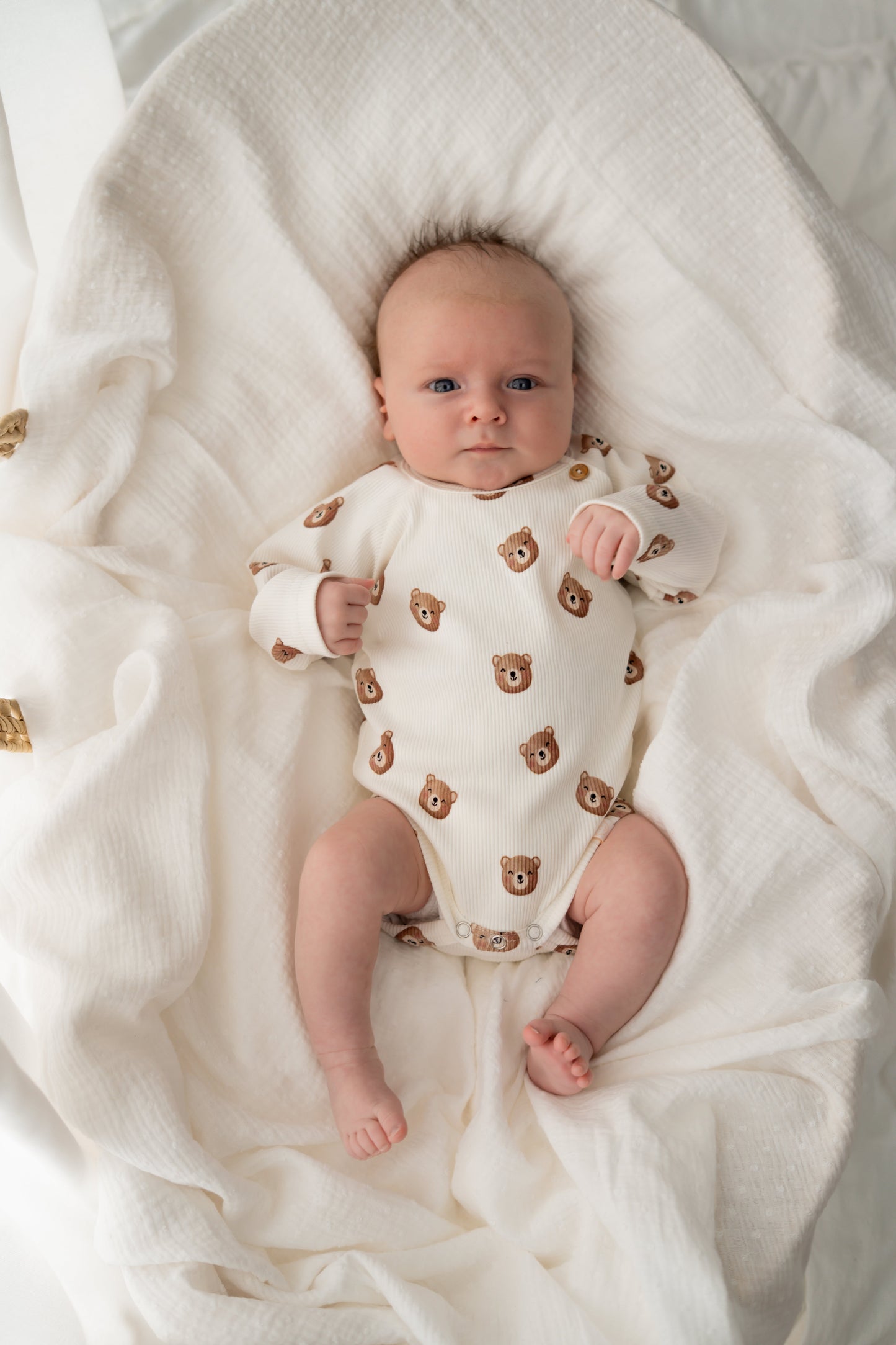 Romper buttons beertjes (rib)