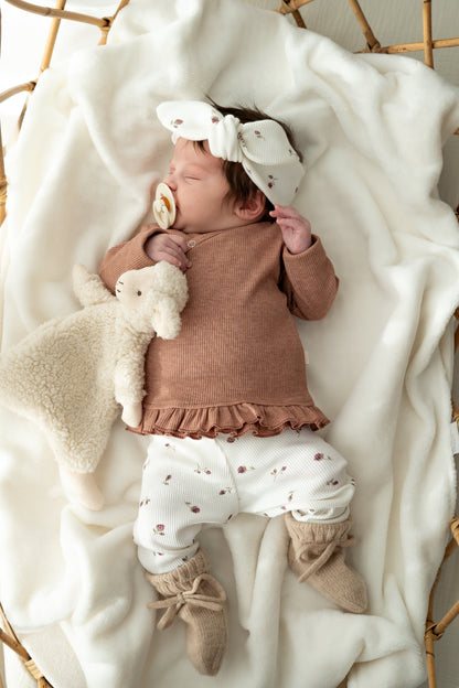 Broekje Romantic rose (rib)