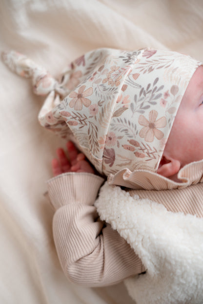 Baby shirt luxe Beige (rib)