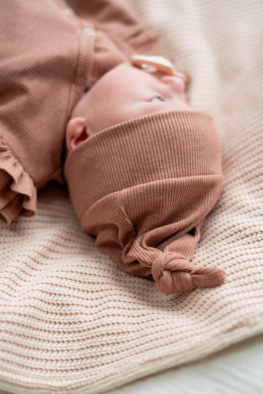 Mutsje Oudroze melange (rib)