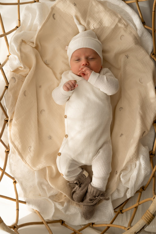 Boxpakje buttons Ecru (Cable)