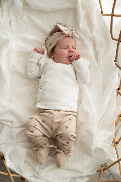 Broekje Hartjes naturel (rib)