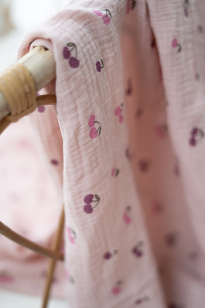 Hydrofiele doek XL Kersen roze