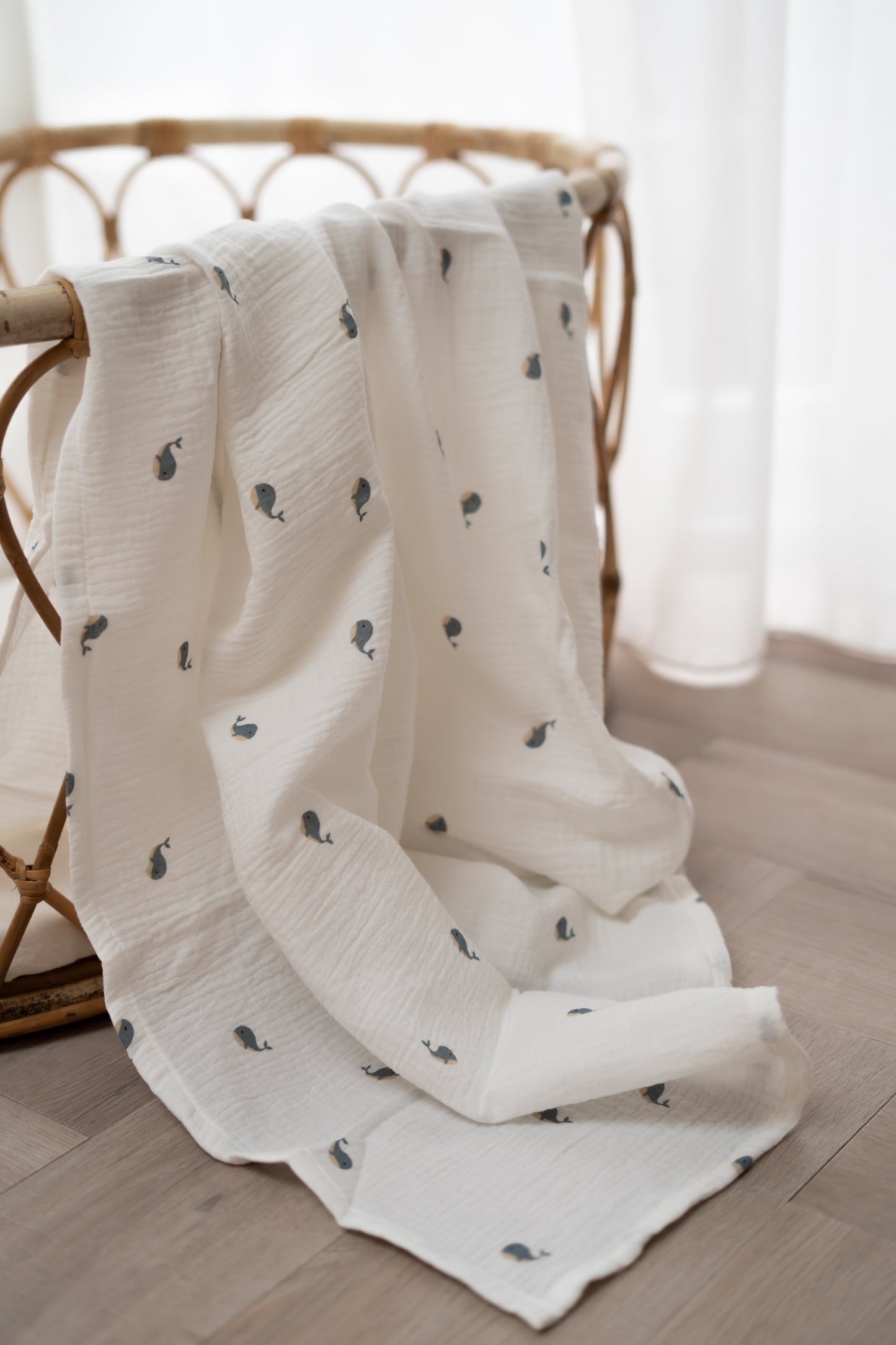 Hydrofiele doek XL Walvissen