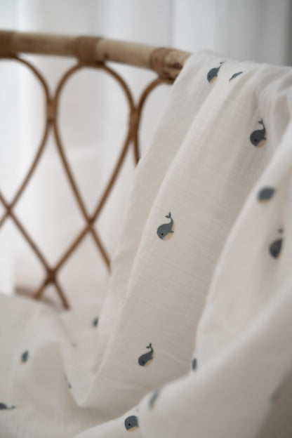 Hydrofiele doek XL Walvissen