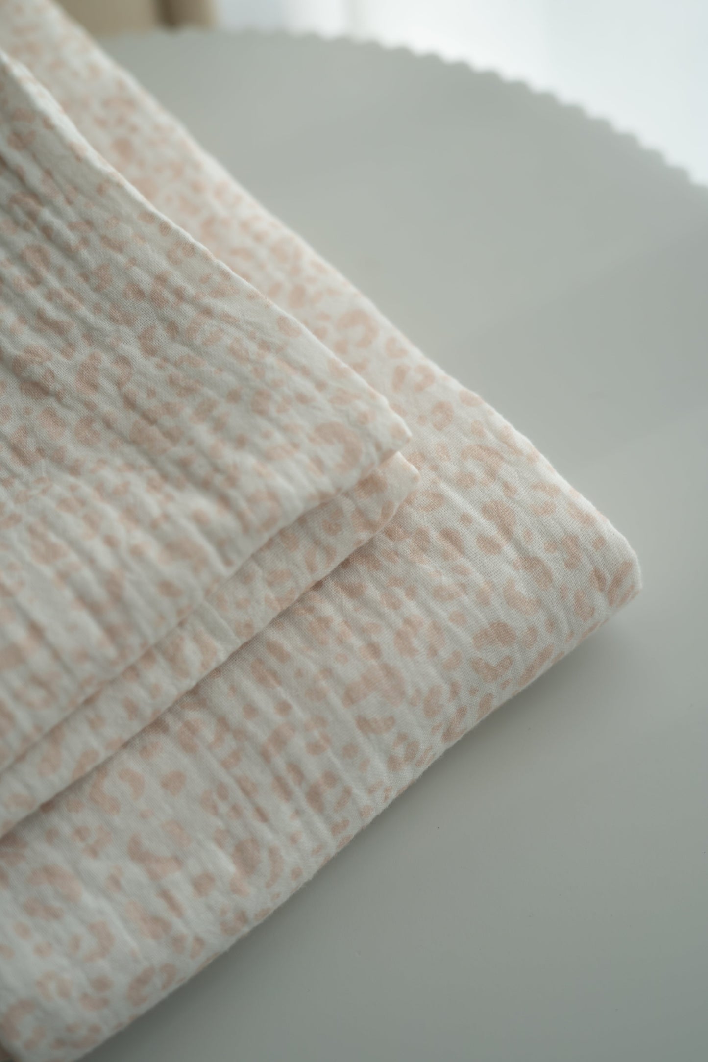 Hydrofiele doek Panterprint Ecru