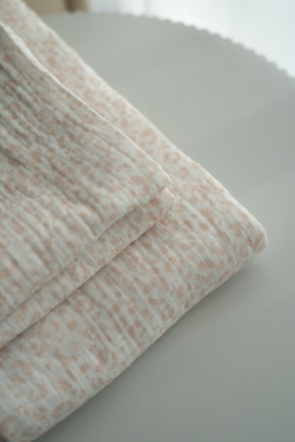 Hydrofiele doek Panterprint Ecru