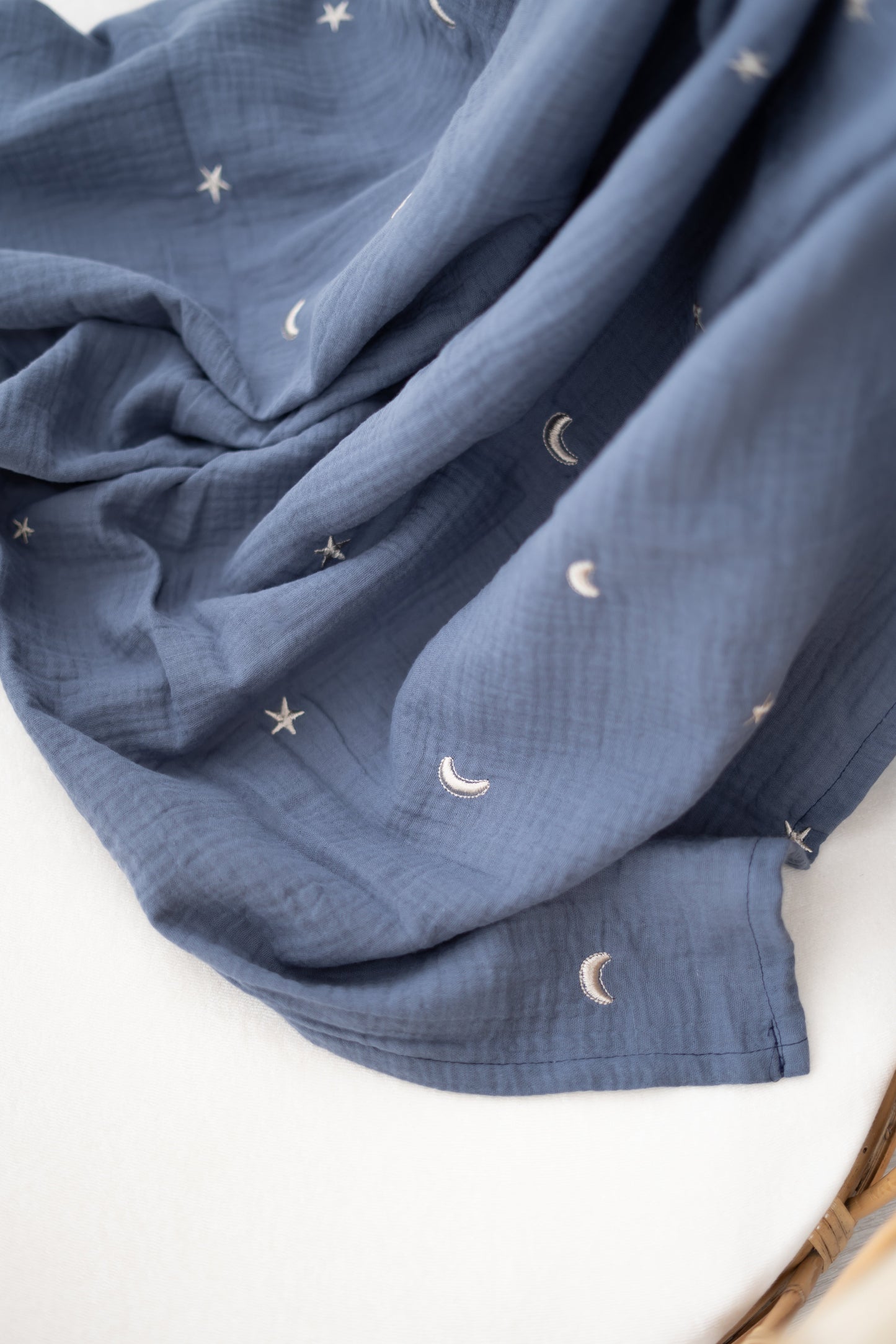 Hydrofiele doek XL Maan en sterren Blauw