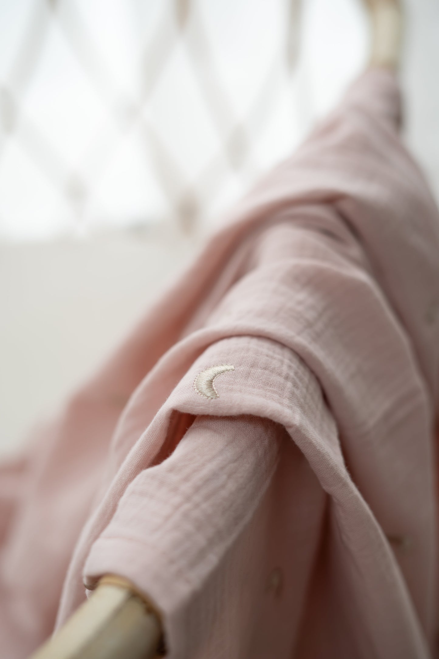 Hydrofiele doek XL Maan en sterren Roze