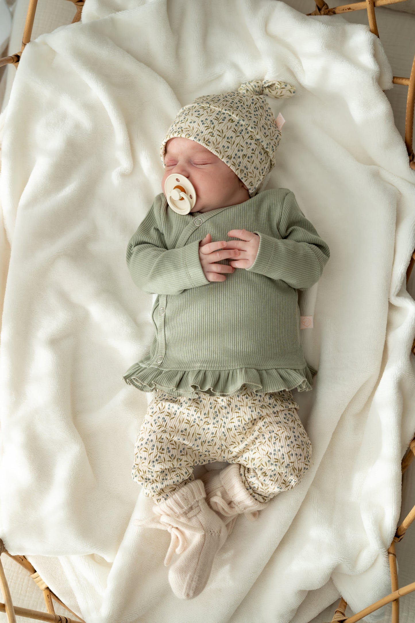 Newborn set Besjes (rib)