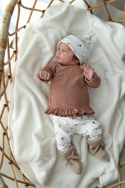 Mutsje Romantic rose (rib)