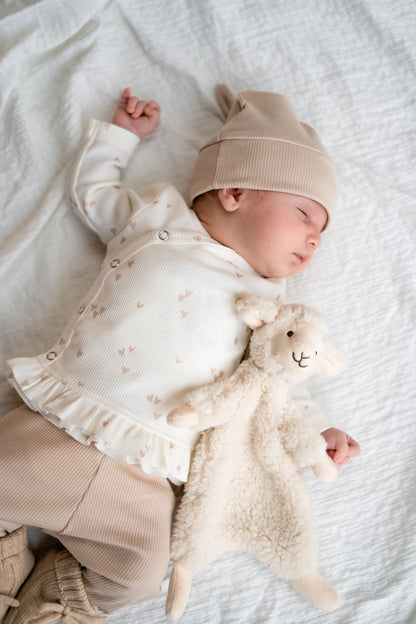 Newborn set Beige (rib)