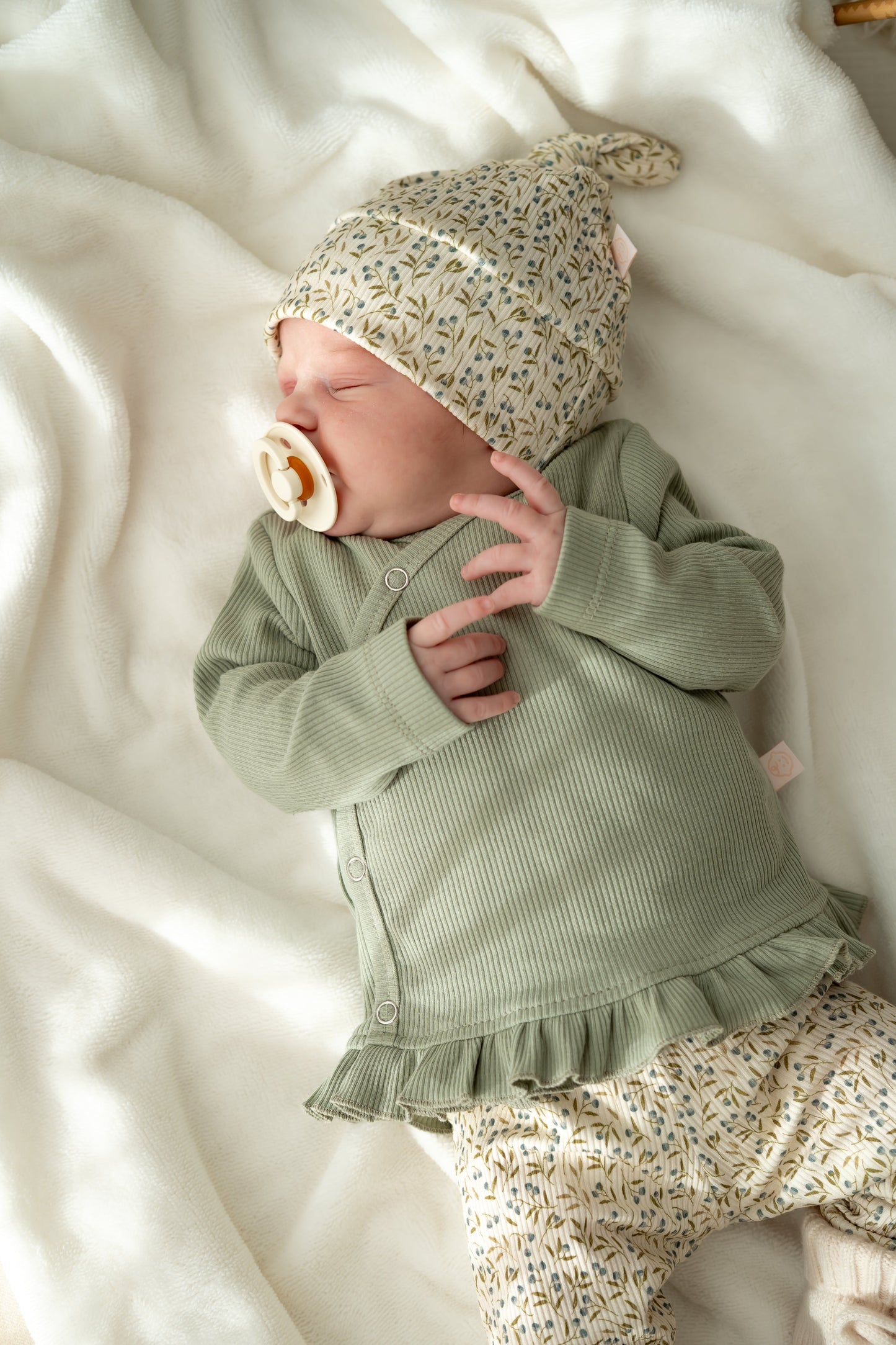 Newborn set Besjes (rib)