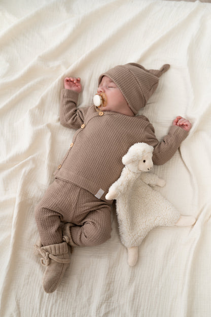 Broekje Taupe (cable)